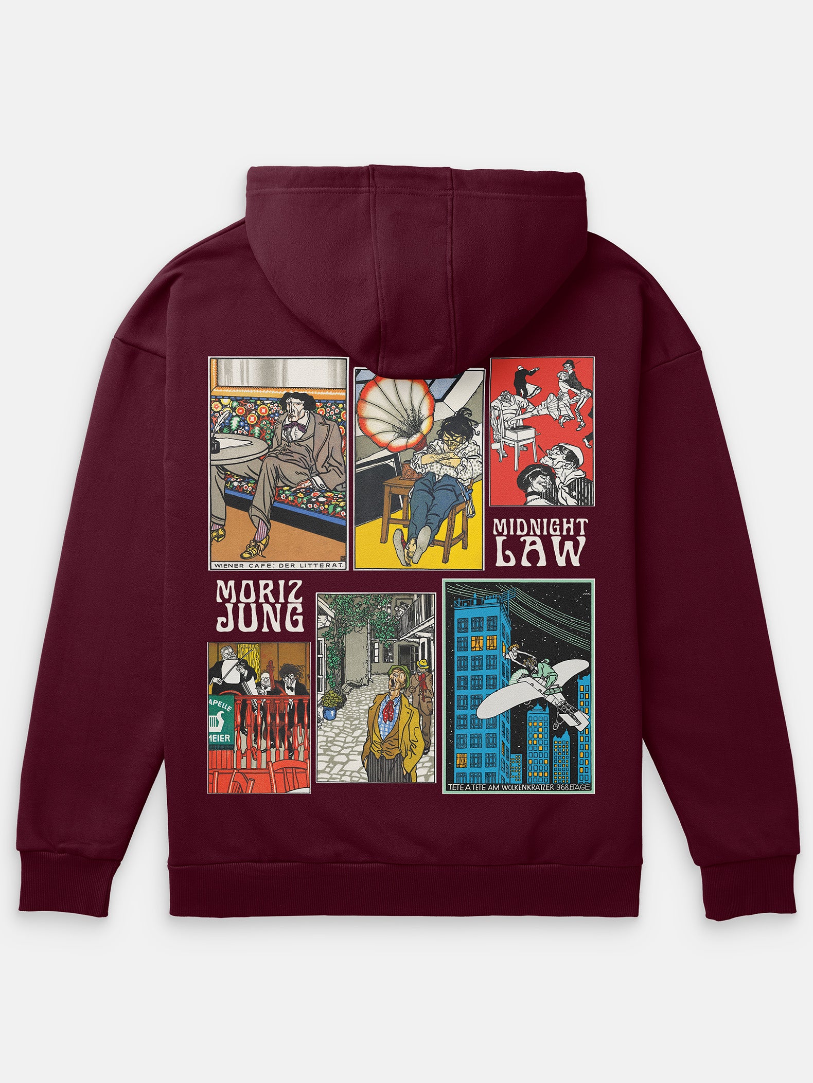 Moriz Jung Heavyweight Hoodie [Unisex] - 400 GSM-Vintage Art Collection featuring t-shirts, oversized t-shirts, hoodies, and sweatshirts with timeless designs, combining classic style and modern comfort