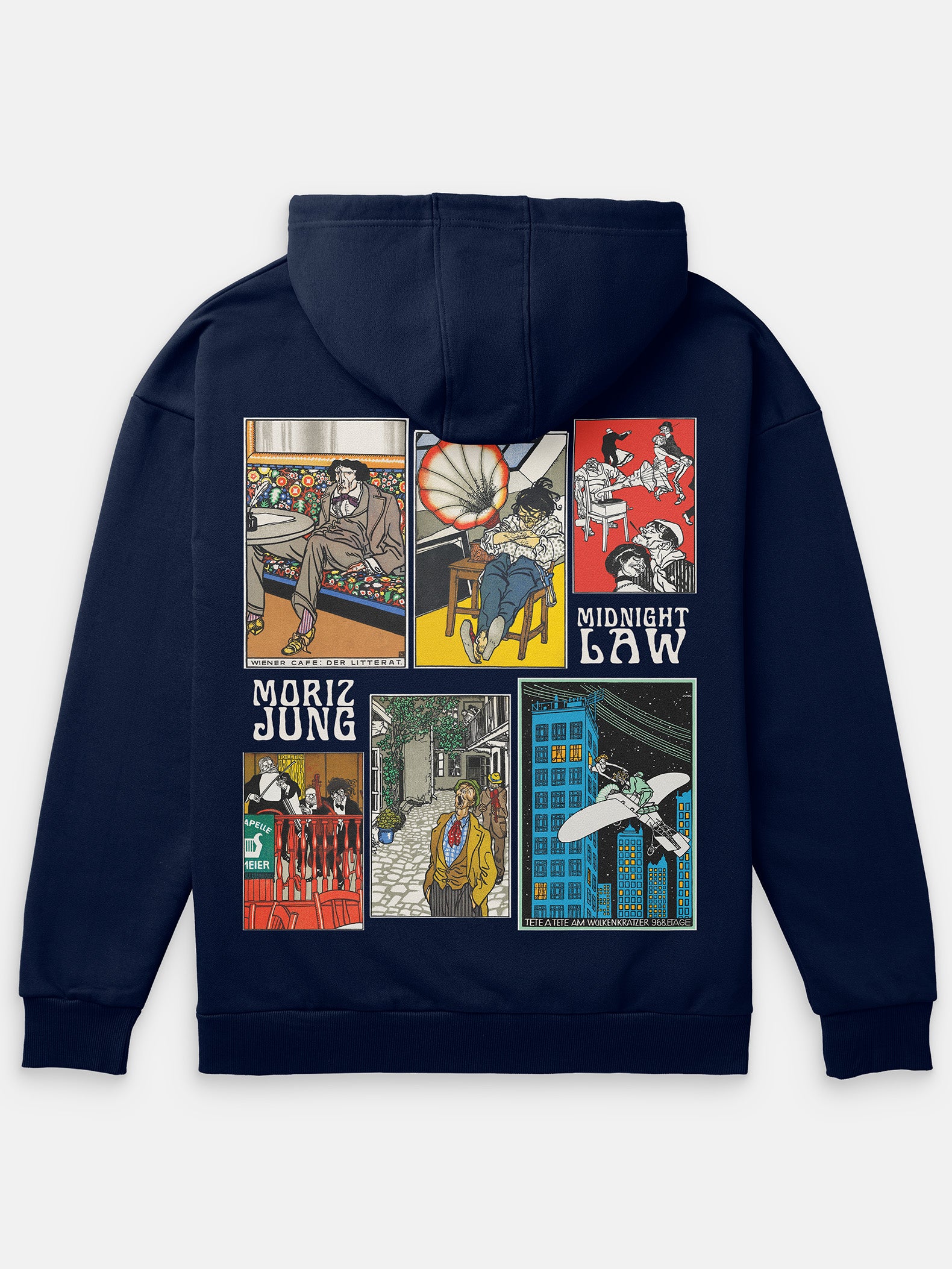 Moriz Jung Heavyweight Hoodie [Unisex] - 400 GSM-Vintage Art Collection featuring t-shirts, oversized t-shirts, hoodies, and sweatshirts with timeless designs, combining classic style and modern comfort