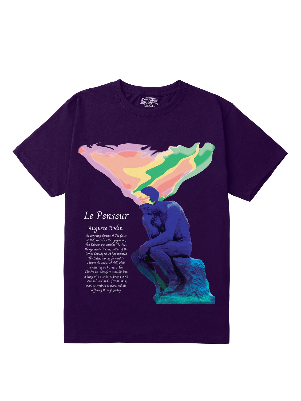 The Thinker Regular Fit T-Shirt [Unisex]-Vaporwave Collection featuring t-shirts, oversized t-shirts, hoodies, and sweatshirts with retro-futuristic designs, crafted for style and comfort