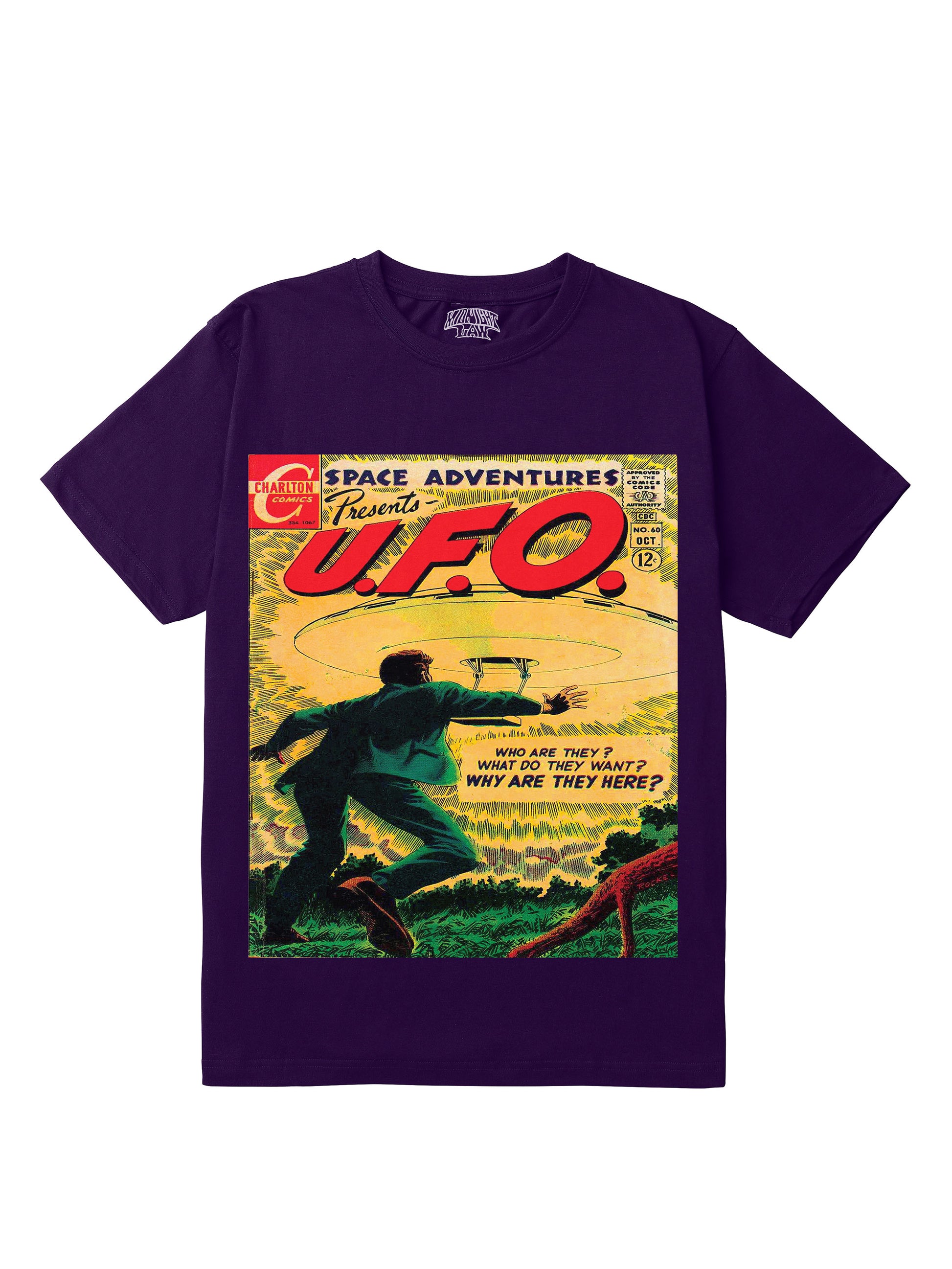 UFO Regular Fit T-Shirt [Unisex]-Comic 50s Collection featuring t-shirts, oversized t-shirts, hoodies, and sweatshirts with vibrant, retro comic-inspired designs, combining bold style and comfort