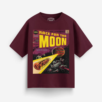 Race for the Moon Oversized T-Shirt [Unisex]