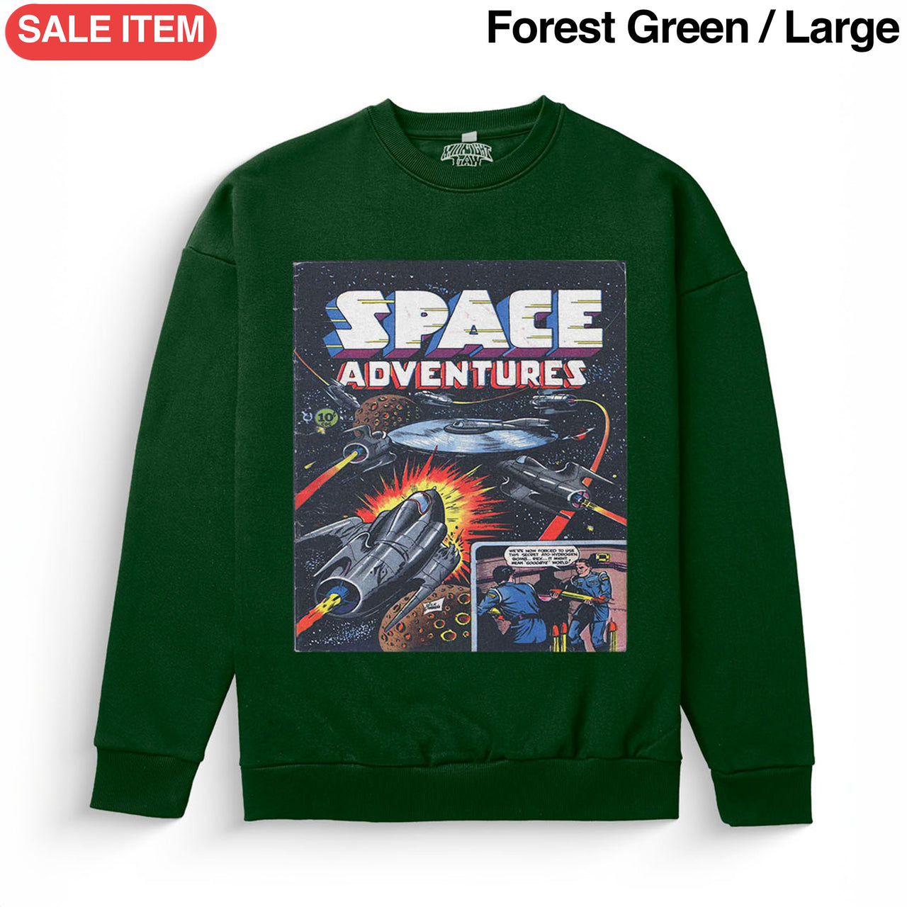 [SALE] Space Adventures Heavyweight Sweatshirt [Unisex] - 400 GSM