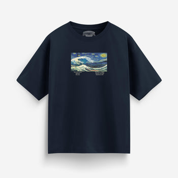 Starry Wave Oversized T-Shirt [Unisex]
