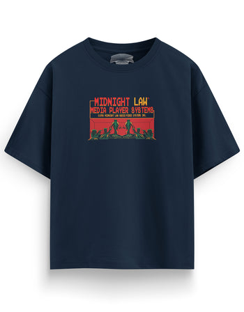 Media Player Oversized T-Shirt [Unisex]