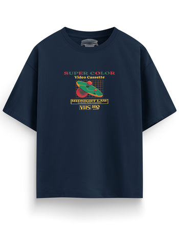 VHS Ver.02 Oversized T-Shirt [Unisex]