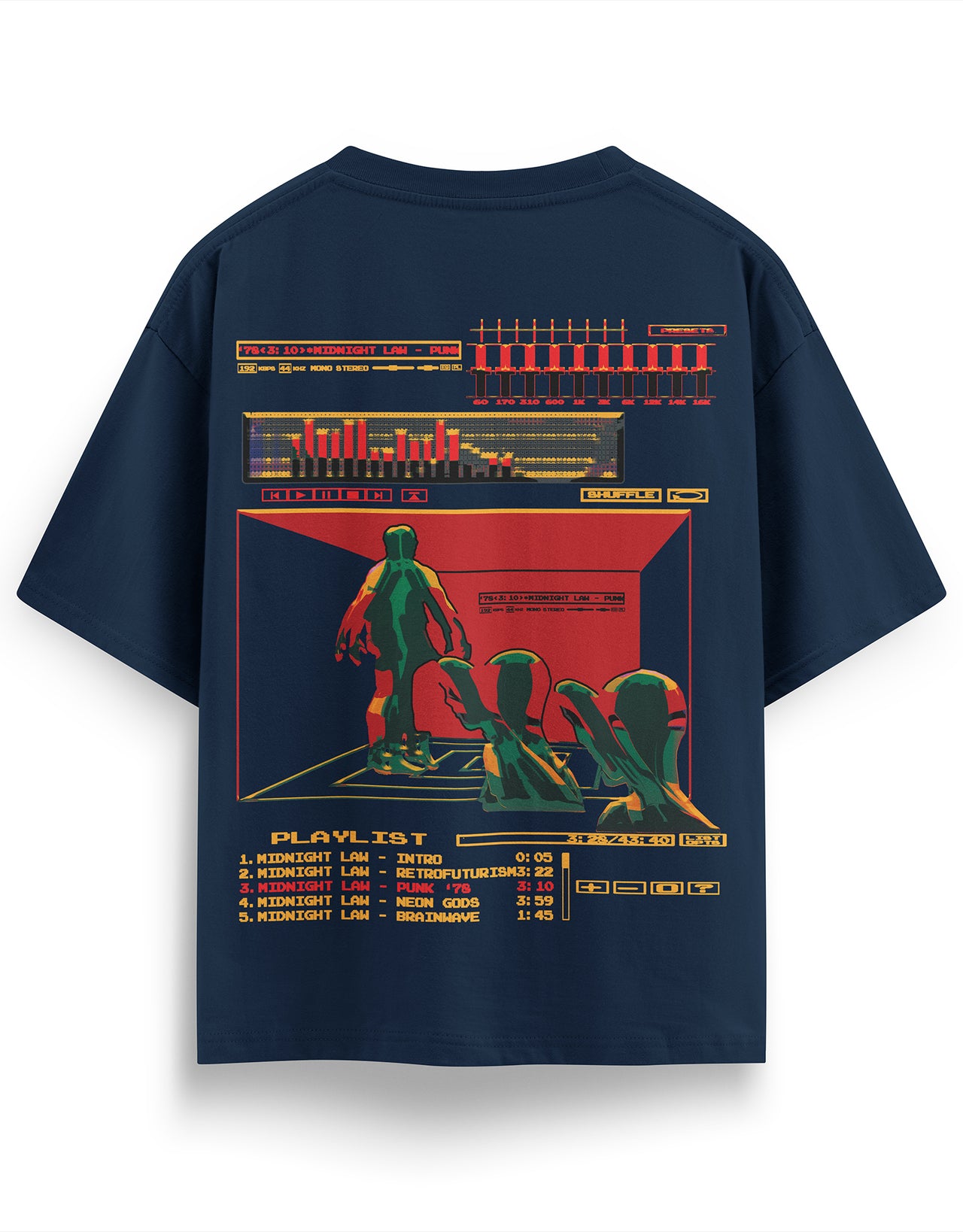 Media Player Oversized T-Shirt [Unisex]