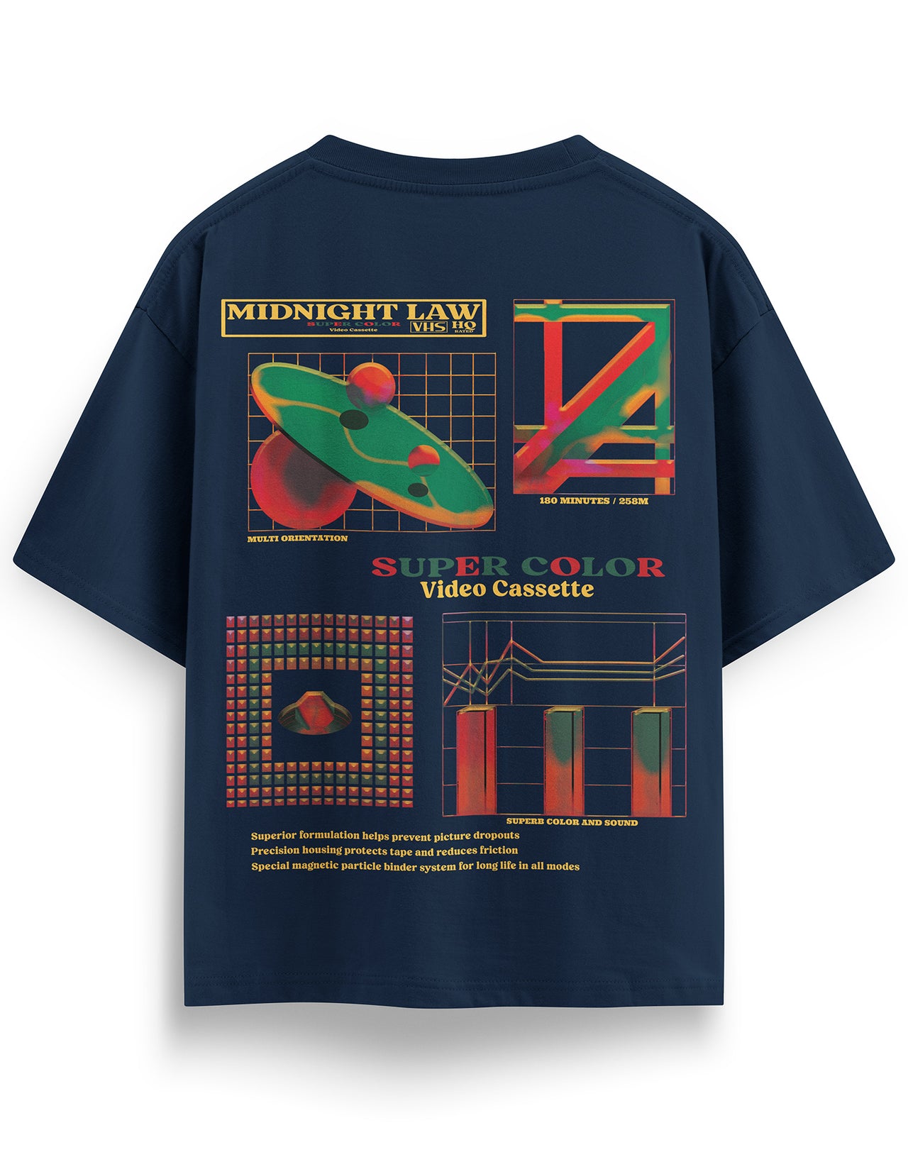 VHS Ver.02 Oversized T-Shirt [Unisex]