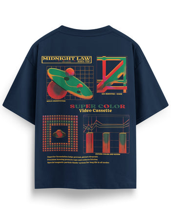 VHS Ver.02 Oversized T-Shirt [Unisex]