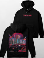 [Black / L] City Lights Heavyweight Hoodie [Unisex] - 400 GSM