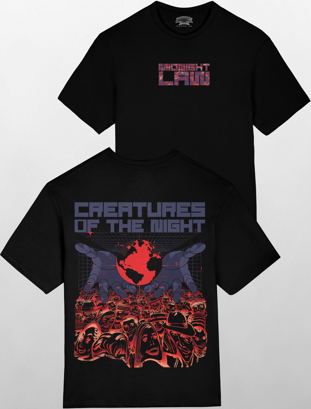 Creatures of the Night Heavyweight Oversized T-Shirt [Unisex] - 280 GSM