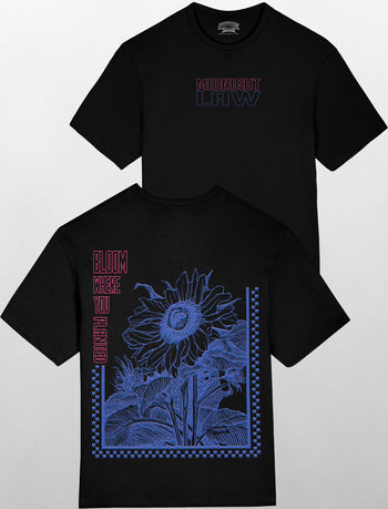 [Black / L] Bloom Oversized T-Shirt