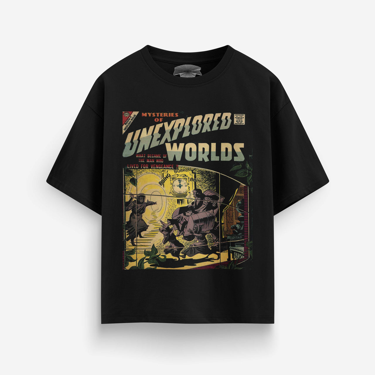 Unexplored Worlds Heavyweight Oversized T-Shirt [Unisex]