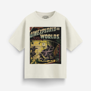 Unexplored Worlds Heavyweight Oversized T-Shirt [Unisex]