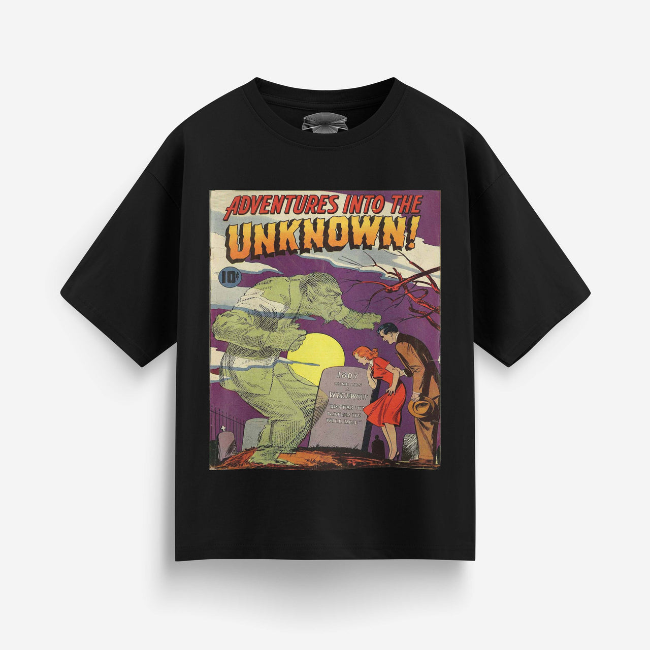[Black / S] Unknown Oversized T-Shirt