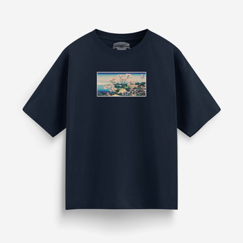 Japanese Woodblock Oversized T-Shirt [Unisex]