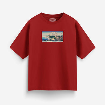Japanese Woodblock Oversized T-Shirt [Unisex]