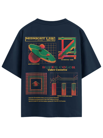 VHS Ver.02 Oversized T-Shirt [Unisex]