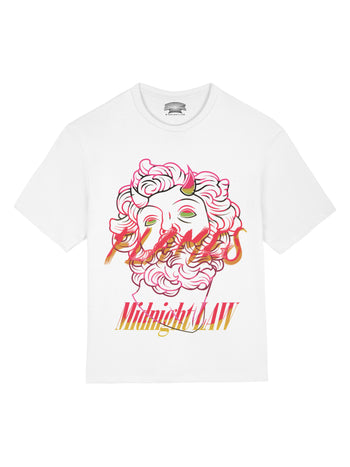 Flames Heavyweight Oversized T-Shirt [Unisex]