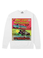 Hot Rodders Heavyweight Sweatshirt [Unisex]-Comic 50s Collection featuring t-shirts, oversized t-shirts, hoodies, and sweatshirts with vibrant, retro comic-inspired designs, combining bold style and comfort