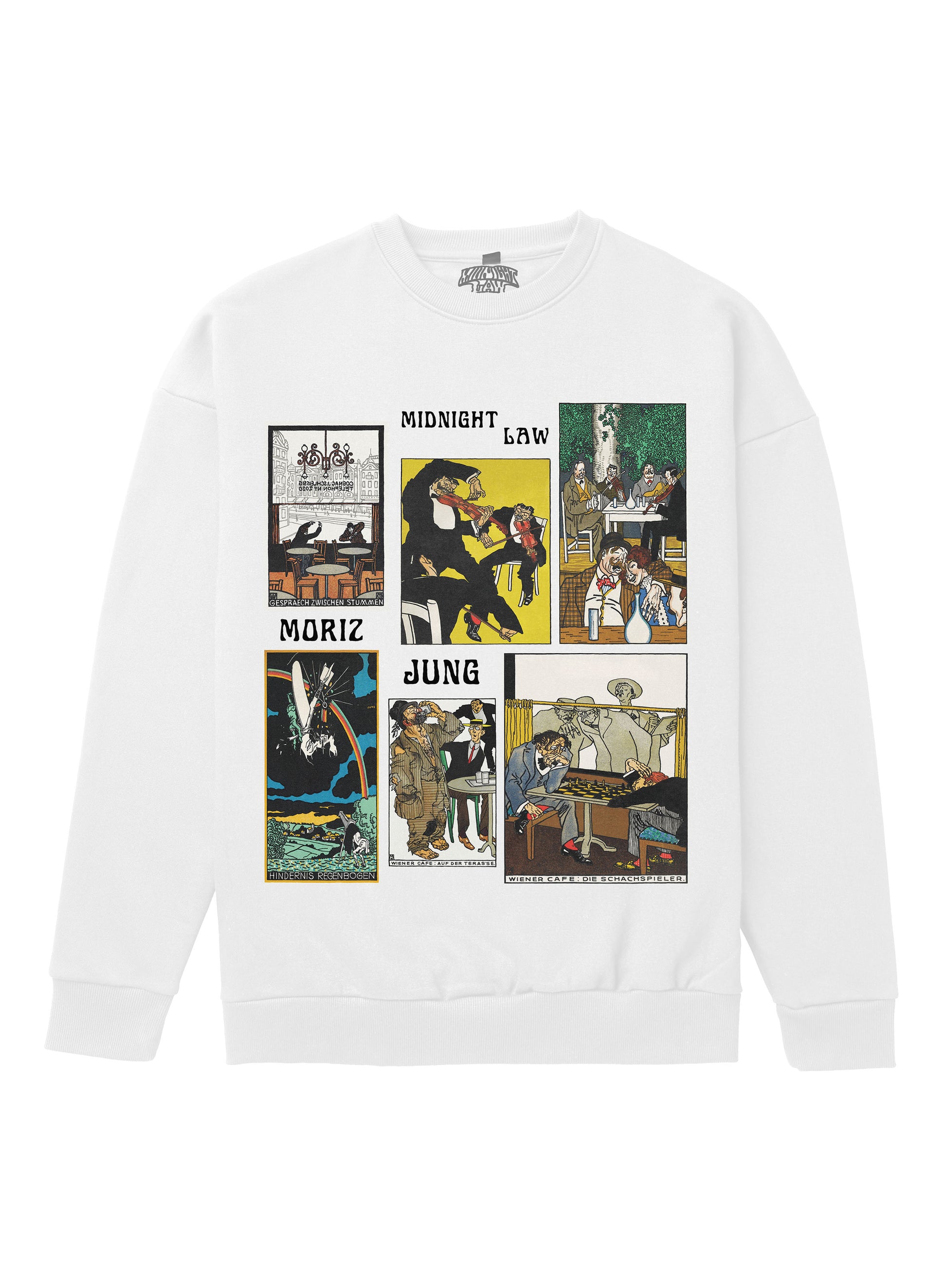 Moriz Jung v2 Heavyweight Sweatshirt [Unisex] - 400 GSM-Vintage Art Collection featuring t-shirts, oversized t-shirts, hoodies, and sweatshirts with timeless designs, combining classic style and modern comfort