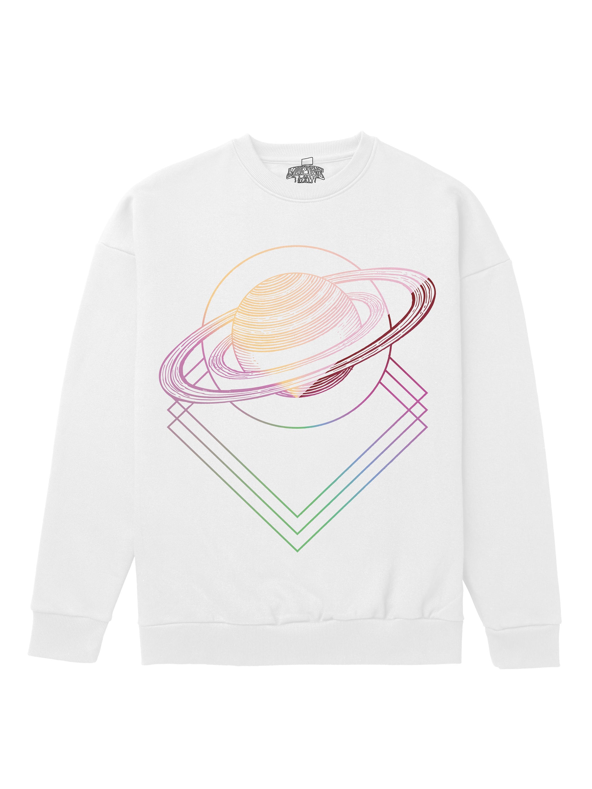 Saturn Heavyweight Sweatshirt [Unisex] - 400 GSM-Spacehead Collection featuring t-shirts, oversized t-shirts, hoodies, and sweatshirts with cosmic-inspired designs, offering a blend of style and comfort