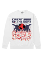 Creatures of the Night Heavyweight Sweatshirt [Unisex] - 400 GSM-City 1989 Collection featuring t-shirts, oversized t-shirts, hoodies, and sweatshirts with urban-inspired designs, blending retro city style and modern comfort