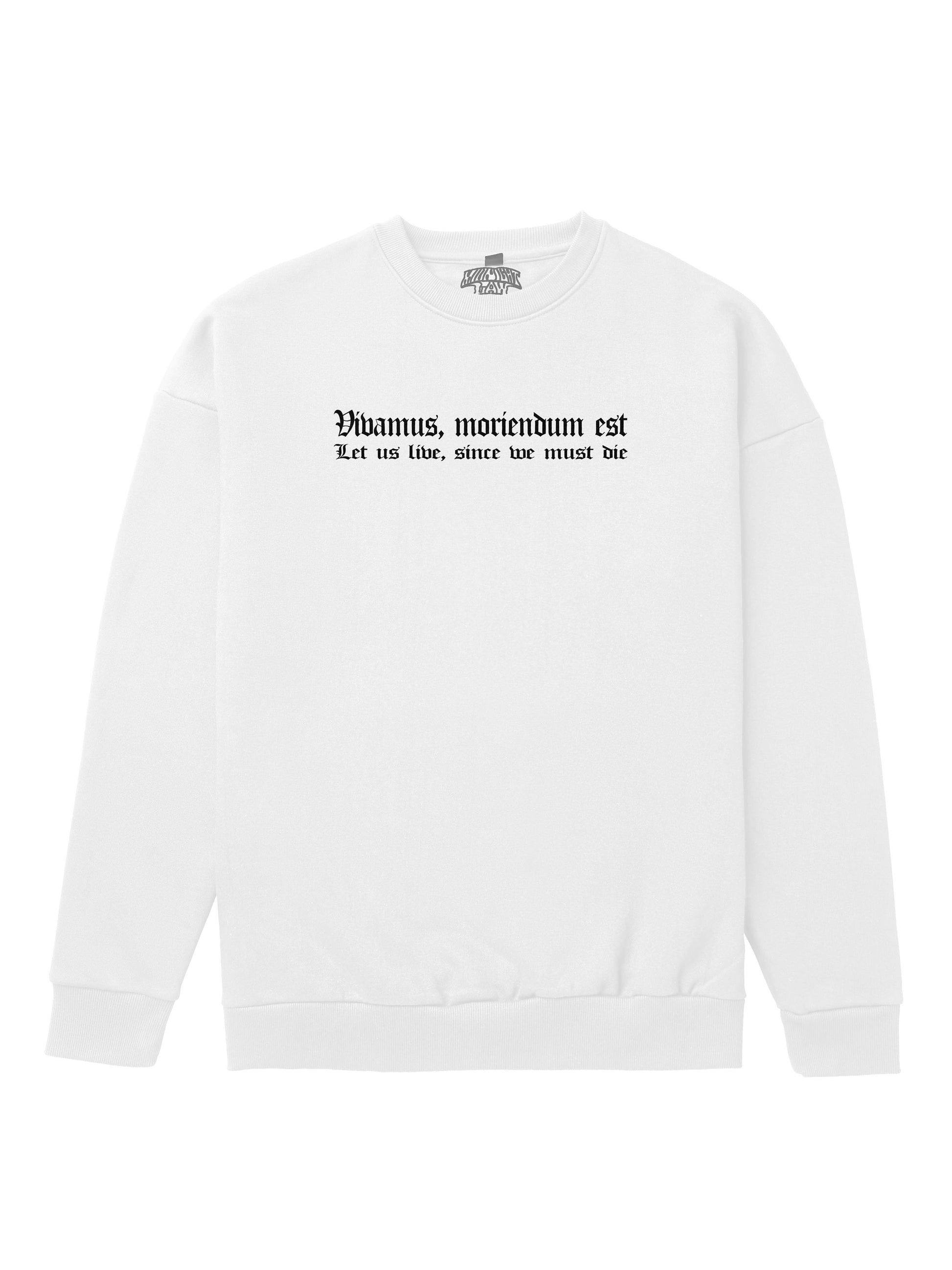 Vivamus Heavyweight Sweatshirt [Unisex] - 400 GSM-Core 91 Collection featuring t-shirts, oversized t-shirts, hoodies, and sweatshirts with bold, retro designs, combining 90s-inspired style and modern comfort