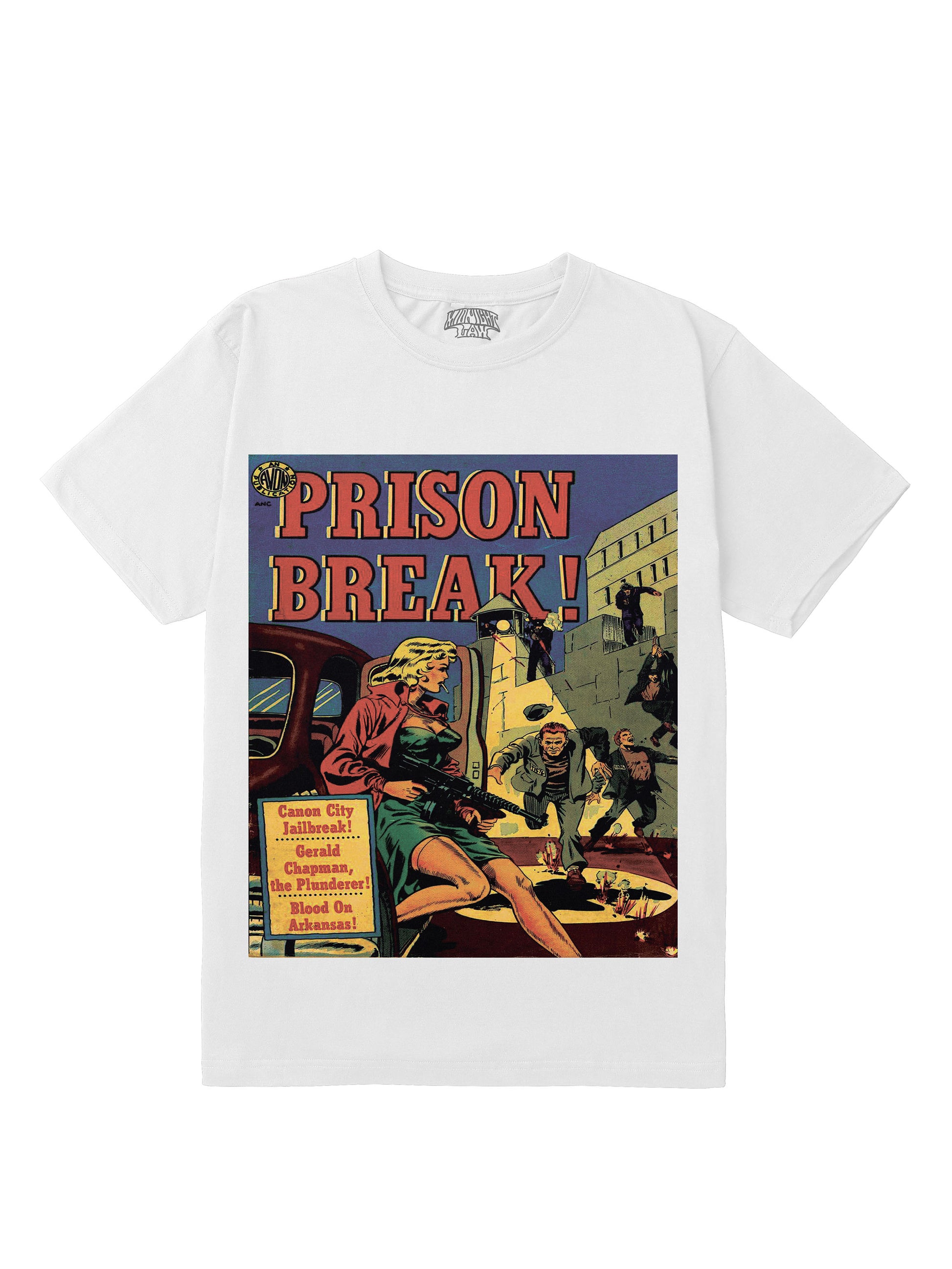 Prison Break Regular Fit T-Shirt [Unisex]-Comic 50s Collection featuring t-shirts, oversized t-shirts, hoodies, and sweatshirts with vibrant, retro comic-inspired designs, combining bold style and comfort