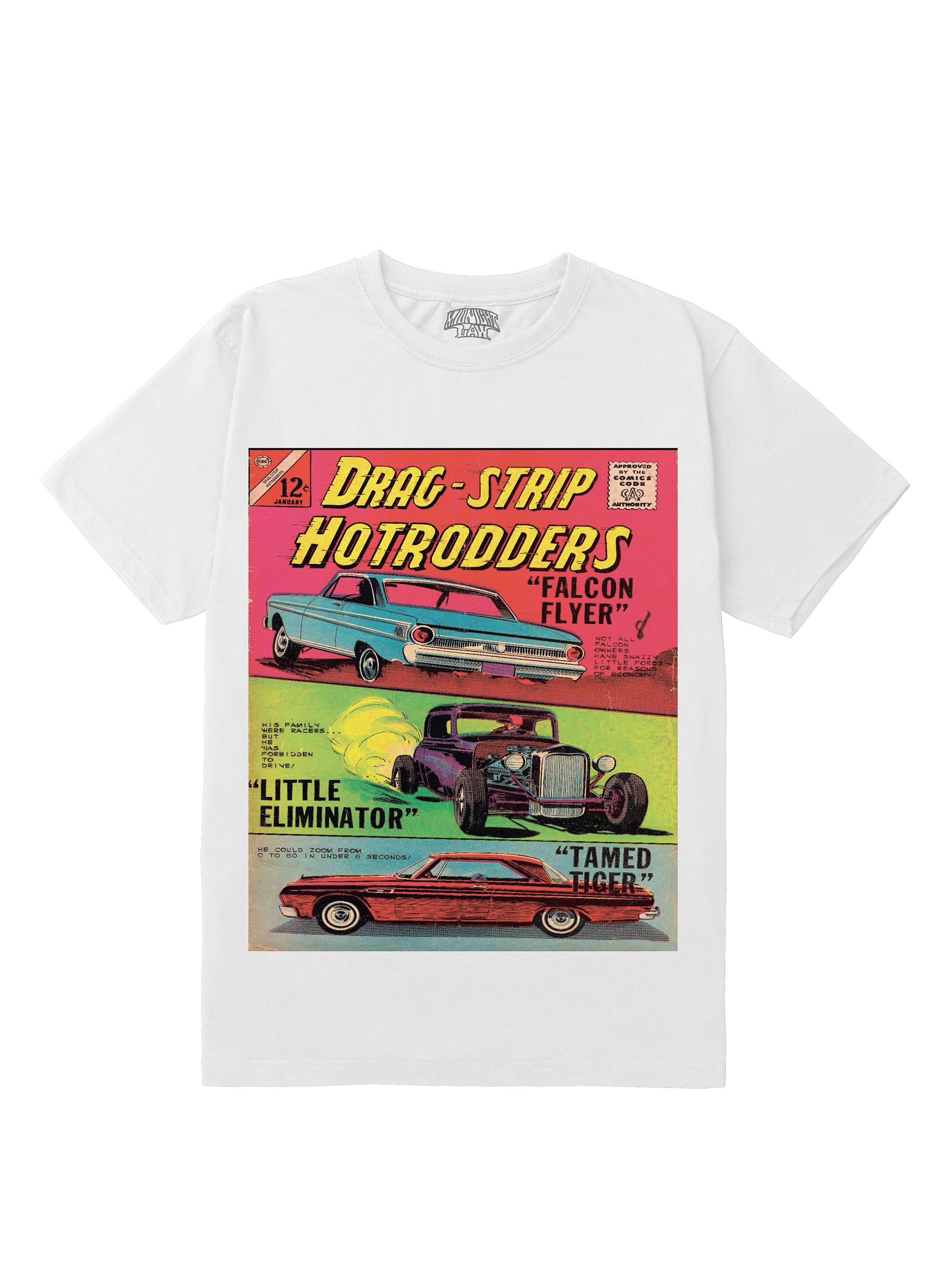 Hot Rodders Regular Fit T-Shirt [Unisex]-Comic 50s Collection featuring t-shirts, oversized t-shirts, hoodies, and sweatshirts with vibrant, retro comic-inspired designs, combining bold style and comfort