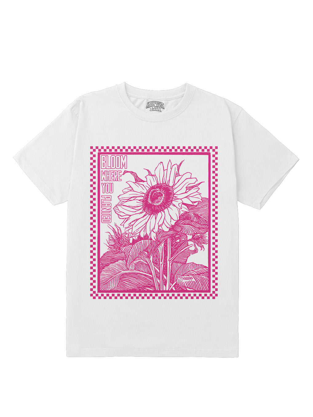 [White / XL] Bloom Regular Fit T-Shirt
