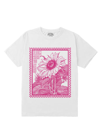 [White / XL] Bloom Regular Fit T-Shirt